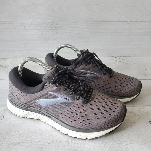 Brooks Transcend 6 Purple Gray Sneakers - Picture 2 of 11